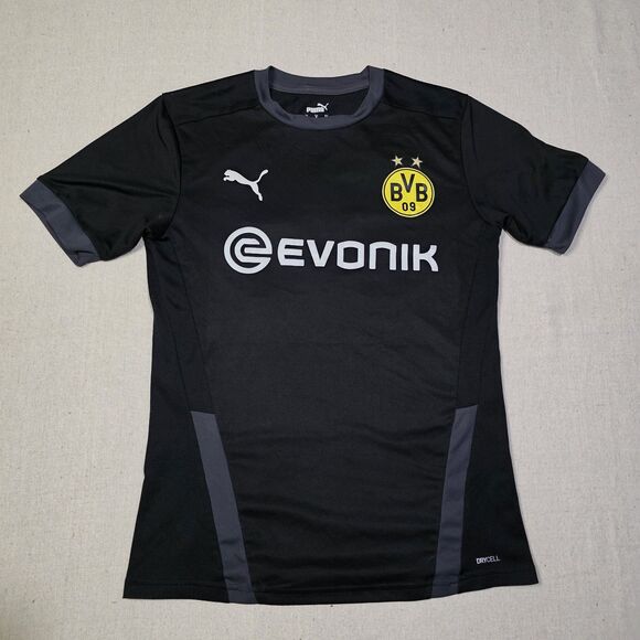 Puma Dry Cell Borussia Dortmund BVB 09 Soccer Football Jersey Shirt Womens Small - Picture 1 of 8
